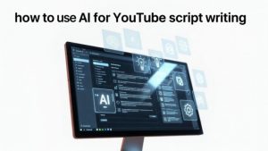 how to use AI for YouTube script writing