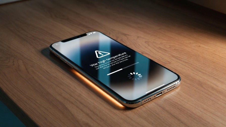 iPhone overheating after iOS update showing temperature warning screen
